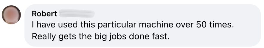 Robert Facebook comment